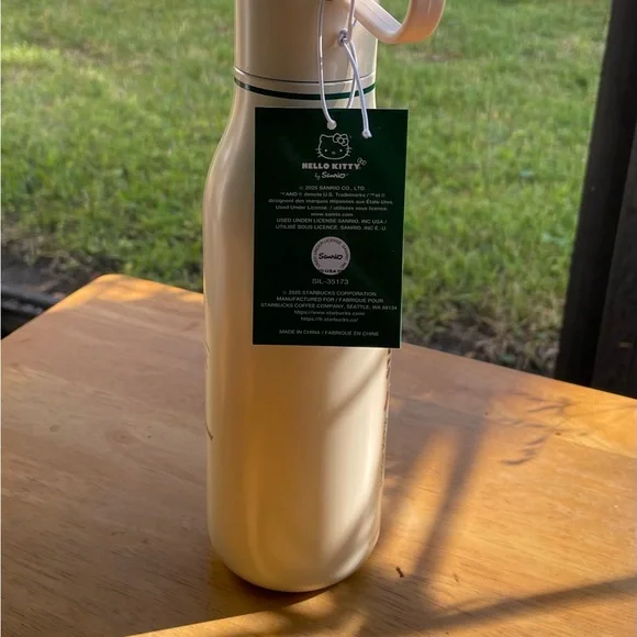 Starbucks Cream Hello Kitty Thermos - Picture 3 of 3